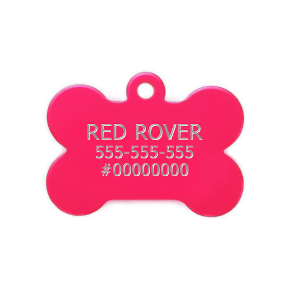 Dog Tag Pink