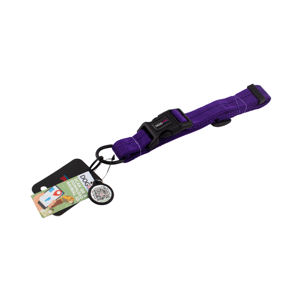 Qrcollar Large Purple